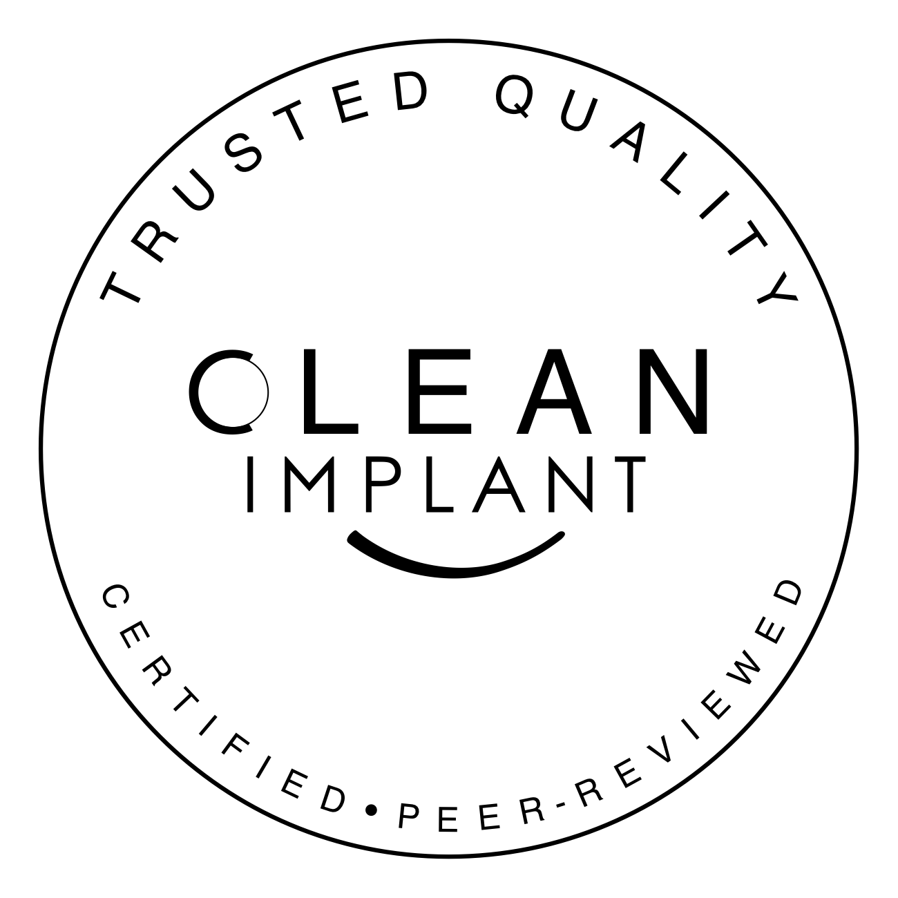 CleanImplant Trusted Quality Seal: Certified, Peer-Reviewed